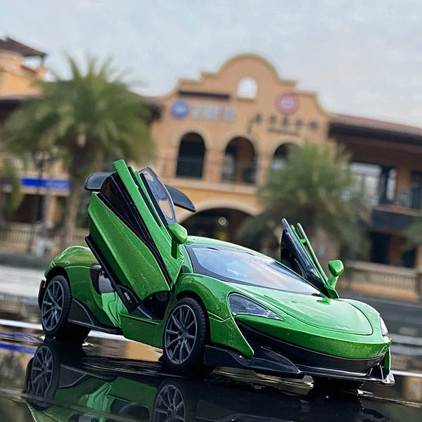 1:32 McLaren 600LT Alloy Sports Car Model Diecasts & Toy Vehicles Metal Toy Car Model High Simulation Collection Childrens Gift - IHavePaws