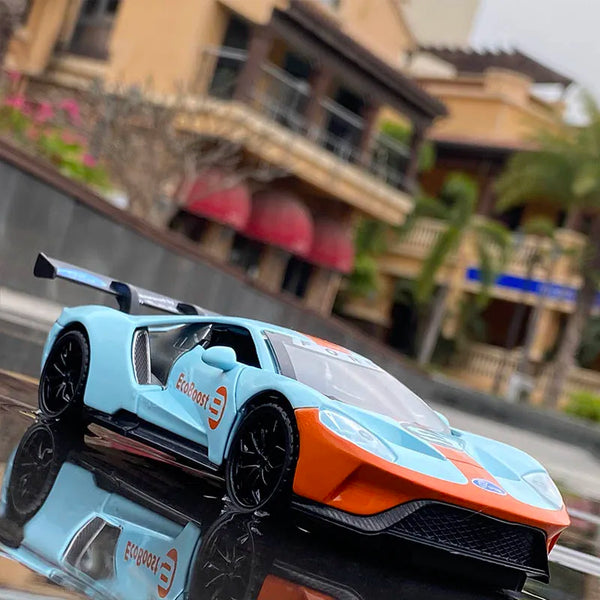 1:32 FORD GT Alloy Sports Car Model Diecasts & Toy Metal Vehicles Car Model Simulation Sound and Light Collection Childrens Gift - IHavePaws