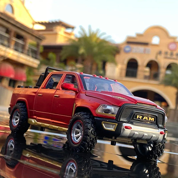 1:32 Dodge RAM TXR Pickup Alloy Car Model Diecasts & Toy Metal Off-road Vehicles Car Model Simulation Collection Kids Toys Gifts Red - IHavePaws