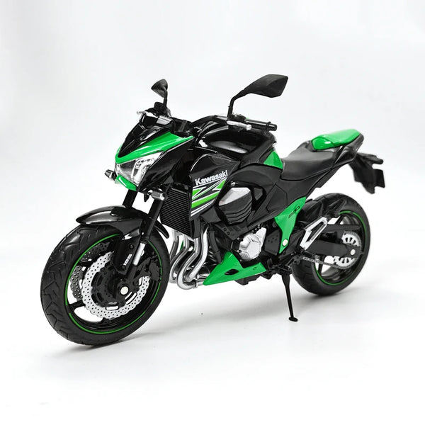 1/12 Kawasaki Ninja Z800 Racing Cross-country Motorcycle Model Simulation Alloy Toy Street Motorcycle Model Collection Kids Gift - IHavePaws