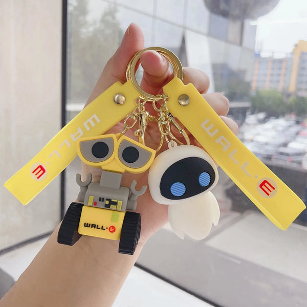 Cute Wall-E Robot Keychains EVE Anime Figure Backpack Car Hanging Collection Model Toys for Children Christmas Gifts - ihavepaws.com