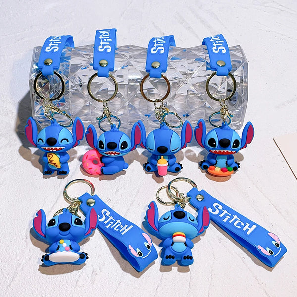 Cartoon Anime Disney Keychain Mickey Mouse Minnie Lilo & Stitch Keyring Key Chain Car Pendant Kids Toys Gifts Wholesale - ihavepaws.com
