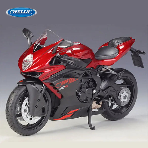 New WELLY 1:18 MV Agusta F3 RR Alloy Motorcycle Model Diecast Metal Toy Street Racing Motorcycle Model Collection Childrens Gift - IHavePaws