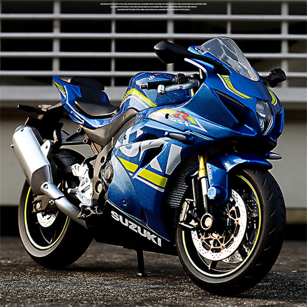 NEW 1:12 SUZUKI GSX-R1000 Racing Motorcycles Model Diecast Simulation Alloy Metal Motorcycle Model Collection Childrens Toy Gift - IHavePaws