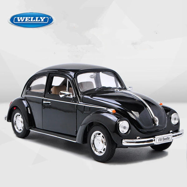 WELLY 1:24 Volkswagen Beetle Alloy Classic Car Model Diecasts Metal Toy Vehicles Car Model Simulation Collection Childrens Gifts - IHavePaws