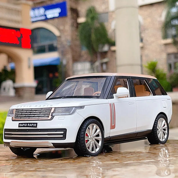 1/24 Range Rover SUV Alloy Car Model Diecasts Metal Toy Off-road Vehicles Car Model Simulation Sound Light Collection Kids Gifts - IHavePaws