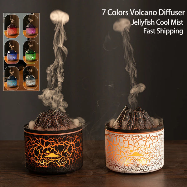 Volcanic Humidifier Flame Aroma Diffuser - IHavePaws