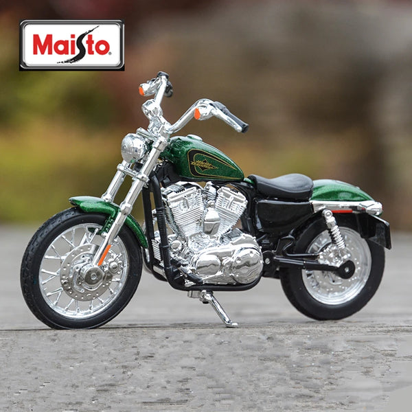 Maisto 1:12 2013 Harley XL 1200V SEVENTY-TWO Alloy Sports Motorcycle Model Metal Street Racing Motorcycles Model Childrens Gifts Green - IHavePaws