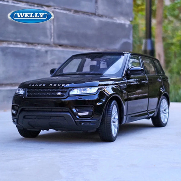 WELLY 1:24 Land Range Rover Sports SUV Alloy Car Model Diecast Metal Toy Vehicles Car Model Simulation Collection Childrens Gift - IHavePaws