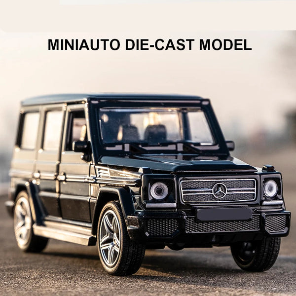 1:32 G65 G63SUV Alloy Car Model Diecasts & Toy Metal Off-road Vehicles Car Model Simulation Sound Light Collection Kids Toy Gift - IHavePaws