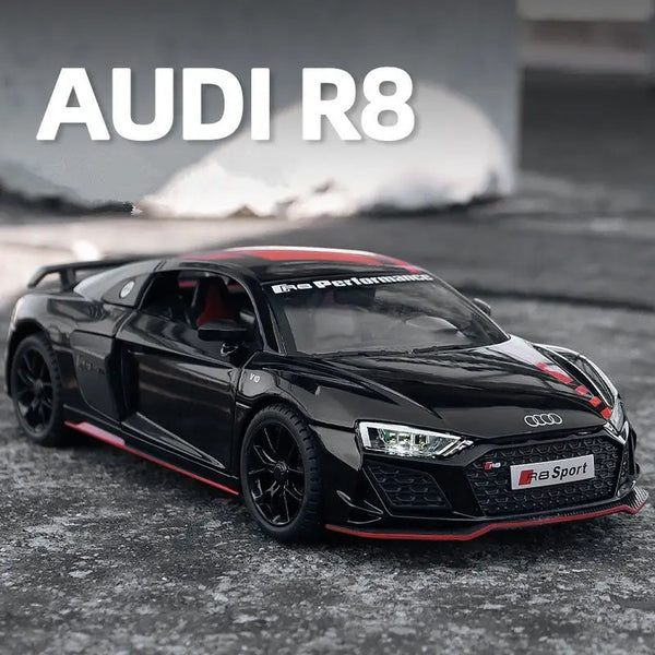 1:24 AUDI R8 V10 Plus Alloy Performance Sports Car Model Diecast Metal Toy Racing Car Scale Model - IHavePaws