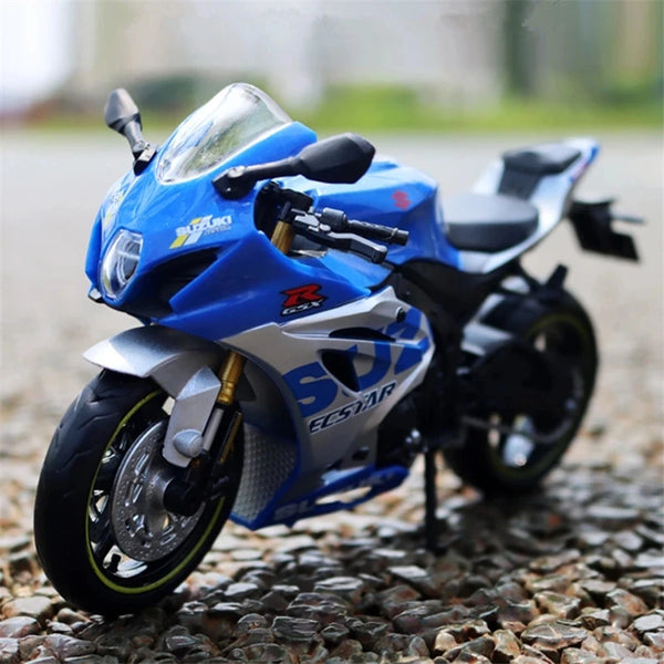 New 1:12 Suzukis GSX-R1000R Model Alloy Racing Motorcycle Diecast Street Cross-Country Motorcycle Simulation Gifts Toys for boys - IHavePaws