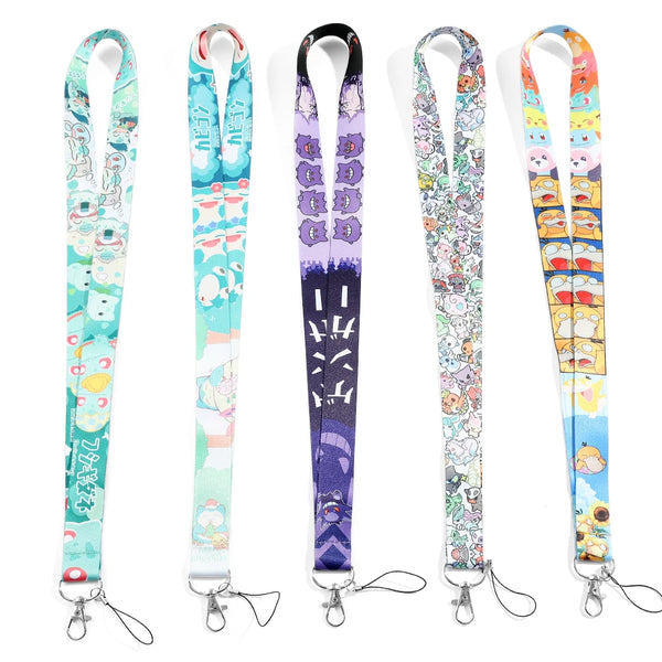 Fashion Cute Lanyards for Key Neck Strap For Card Badge Gym Key Chain Lanyard Key Holder DIY Hang Rope Keychain Wholesale - ihavepaws.com