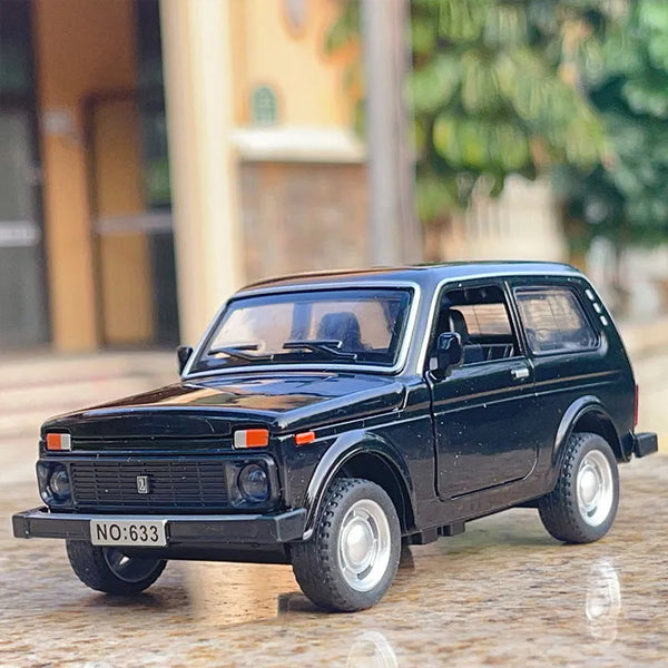 1:32 LADA NIVA Classic Car Alloy Car Diecasts & Toy Vehicles Metal Toy Car Model High Simulation Collection Childrens Toy Gift - IHavePaws