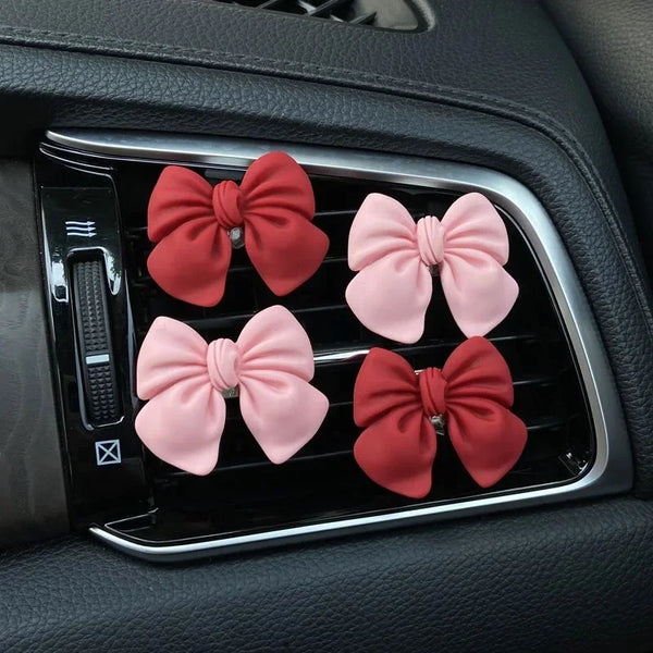 1pc Bow-knot Car Air Vent Freshener Perfume Clip Woman Car Art Air Conditioning Clip Car Interior Decoration Accessories - IHavePaws