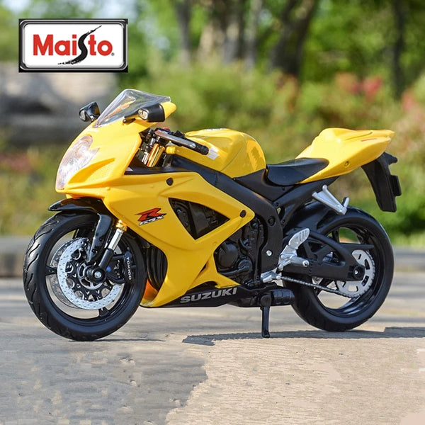 Maisto 1:12 Suzuki GSX-R600 Alloy Racing Motorcycle Model Diecast Metal Street Sports Motorcycle Model Simulation Children Gifts - IHavePaws