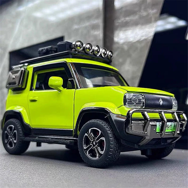 1:24 BAOJUN Yep Alloy New Energy Car Model Diecasts Metal Toy Off-road Vehicles Car Model Simulation Sound and Light Kids Gifts - IHavePaws