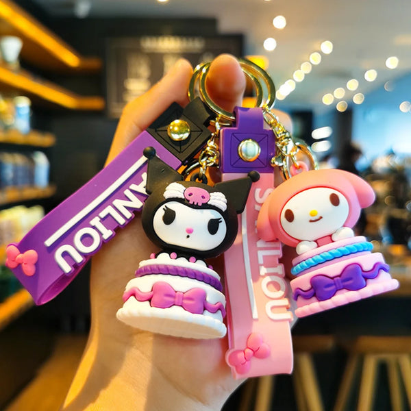 Princess Collection Keychain Charm Jewelry Frozen Snow White Pendant Keyring Car Backpack Key Chain Accessories Gifts - ihavepaws.com