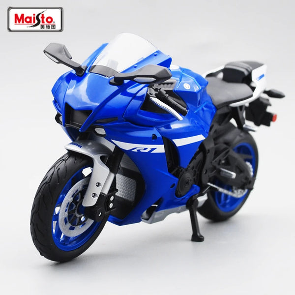 Maisto 1:12 2021 YAMAHA YZF-R1 Alloy Race Motorcycle Model Metal Toy Cross-country Street Motorcycle Model Simulation Kids Gifts - IHavePaws