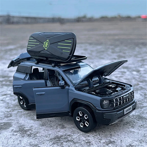 1:32 Haval X-DOG SUV Alloy Car Model Diecasts Metal Off-road Vehicles Car Model Simulation Sound Light Collection Kids Toys Gift - IHavePaws