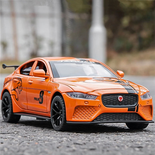 1/18 Jaguar XE SV Project 8 SUV Alloy Sports Car Model Diecast Metal Racing Car Vehicles Model Sound and Light Children Toy Gift - IHavePaws