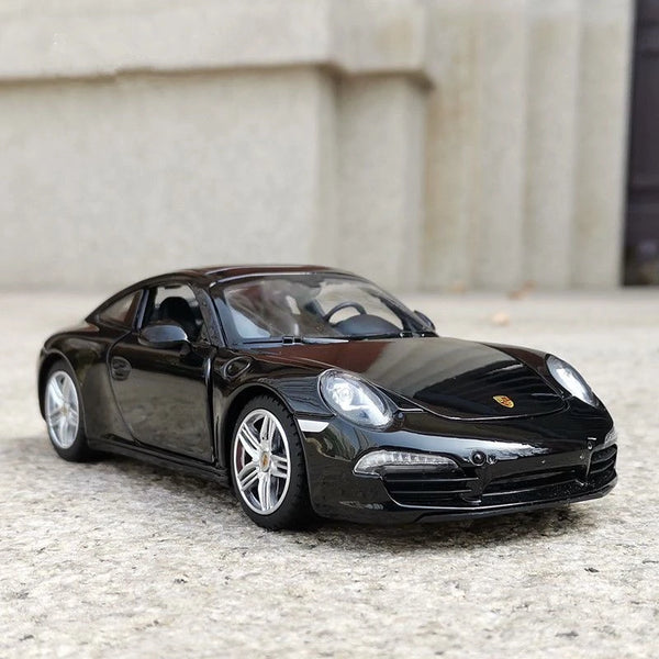 1/24 Porsches 911 Coupe Alloy Sports Car Model Diecast & Toy Metal Vehicles Car Model High Simulation Collection Childrens Gifts Black - IHavePaws