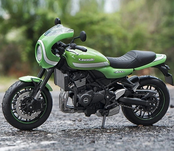 Maisto 1:12 Kawasaki Z900RS Cafe Alloy Sports Motorcycle Model Simulation Diecasts Metal Toy Racing Motorcycle Green - IHavePaws