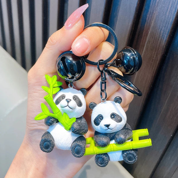 Chinese Giant Panda Keychain Pendant Cartoon Panda Decoration Toy Luggage Accessories Creative Car Key Ring Children's Day Gift - ihavepaws.com