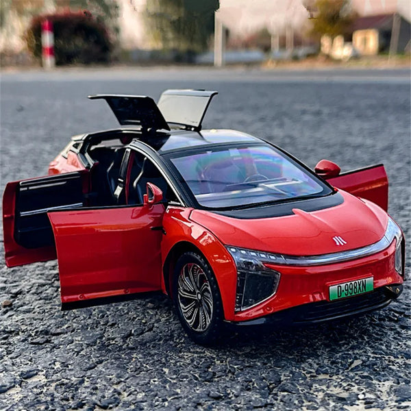 1:24 HiPhi X SUV Alloy New Energy Car Model Diecasts Metal Electric Vehicles Car Model Simulation Sound and Light Kids Toys Gift - IHavePaws