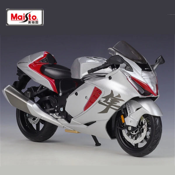 Maisto 1:12 2022 SUZUKI Hayabusa Alloy Racing Motorcycle Model Diecasts Metal Toy Street Sports Motorcycle Model Childrens Gifts - IHavePaws