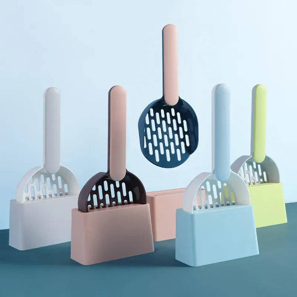 Pet-Friendly Litter Scoop with Base - IHavePaws