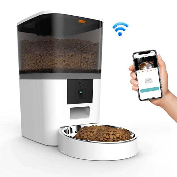 Ultimate Remote Pet Feeder with Camera & App Control for Cats and Dogs - IHavePaws